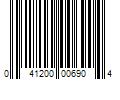 Barcode Image for UPC code 041200006904