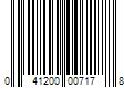 Barcode Image for UPC code 041200007178