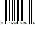 Barcode Image for UPC code 041200007666