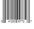 Barcode Image for UPC code 041200007727