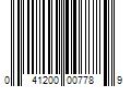 Barcode Image for UPC code 041200007789