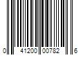 Barcode Image for UPC code 041200007826