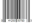 Barcode Image for UPC code 041200007833