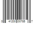 Barcode Image for UPC code 041200007857