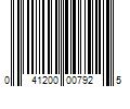 Barcode Image for UPC code 041200007925