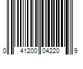 Barcode Image for UPC code 041200042209