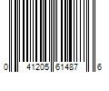 Barcode Image for UPC code 041205614876