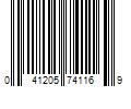 Barcode Image for UPC code 041205741169