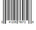 Barcode Image for UPC code 041205760726