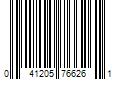 Barcode Image for UPC code 041205766261