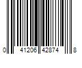 Barcode Image for UPC code 041206428748