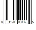 Barcode Image for UPC code 041208000065