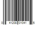 Barcode Image for UPC code 041208010415