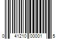 Barcode Image for UPC code 041210000015