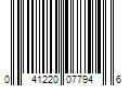 Barcode Image for UPC code 041220077946