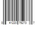 Barcode Image for UPC code 041220752737