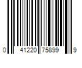 Barcode Image for UPC code 041220758999