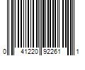 Barcode Image for UPC code 041220922611