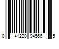 Barcode Image for UPC code 041220945665