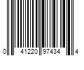 Barcode Image for UPC code 041220974344