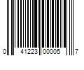 Barcode Image for UPC code 041223000057