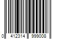 Barcode Image for UPC code 0412314999008