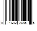 Barcode Image for UPC code 041232000055