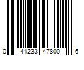 Barcode Image for UPC code 041233478006