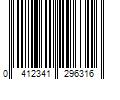 Barcode Image for UPC code 0412341296316