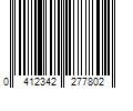 Barcode Image for UPC code 0412342277802