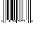 Barcode Image for UPC code 041235000786