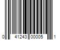 Barcode Image for UPC code 041243000051