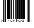 Barcode Image for UPC code 041244000081