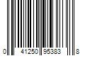 Barcode Image for UPC code 041250953838