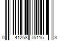 Barcode Image for UPC code 041258751153