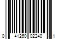 Barcode Image for UPC code 041260022401