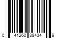 Barcode Image for UPC code 041260384349