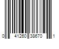 Barcode Image for UPC code 041260386701