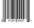 Barcode Image for UPC code 041261000071