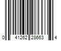 Barcode Image for UPC code 041262286634