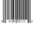 Barcode Image for UPC code 041269001100