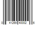 Barcode Image for UPC code 041269400026