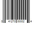 Barcode Image for UPC code 041270000024