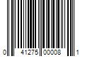 Barcode Image for UPC code 041275000081