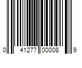 Barcode Image for UPC code 041277000089