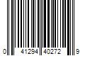 Barcode Image for UPC code 041294402729