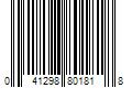 Barcode Image for UPC code 041298801818