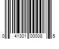 Barcode Image for UPC code 041301000085