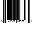 Barcode Image for UPC code 041303027523