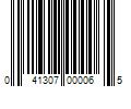 Barcode Image for UPC code 041307000065